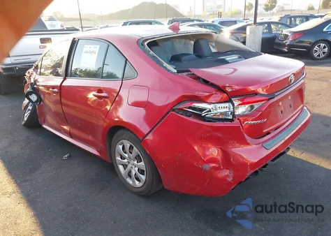 2021 Toyota Corolla Le from USA, damaged, VIN JTDEPMAE6MJ166042